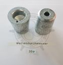 Zinkanode konisch für 30mm Welle (Wellenmutter mit Stift)