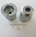 Zinkanode konisch für 40mm Welle (Wellenmutter mit Stift)
